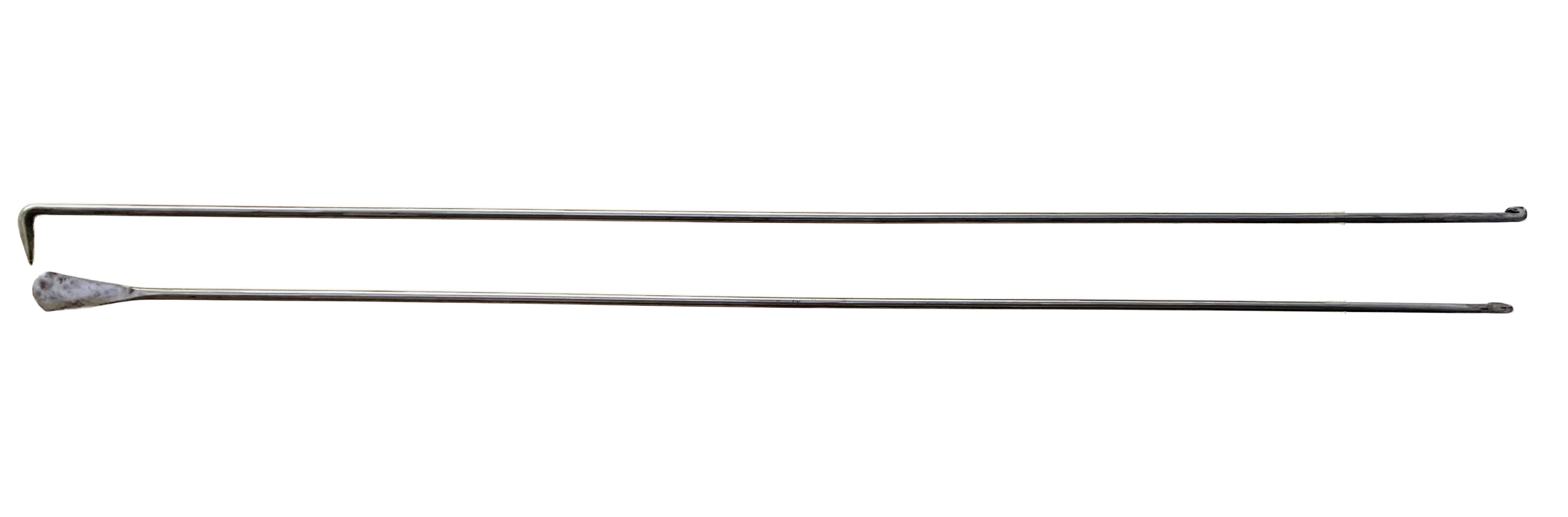 38" Tandoori Naan Hook and Scraper - Naan Rods 2 Pc Set
