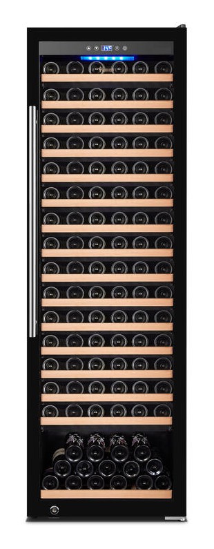 OMCAN Vinovero 27" Single Zone Wine Cooler with 192 Bottle Capacity and Black Full Glass Door