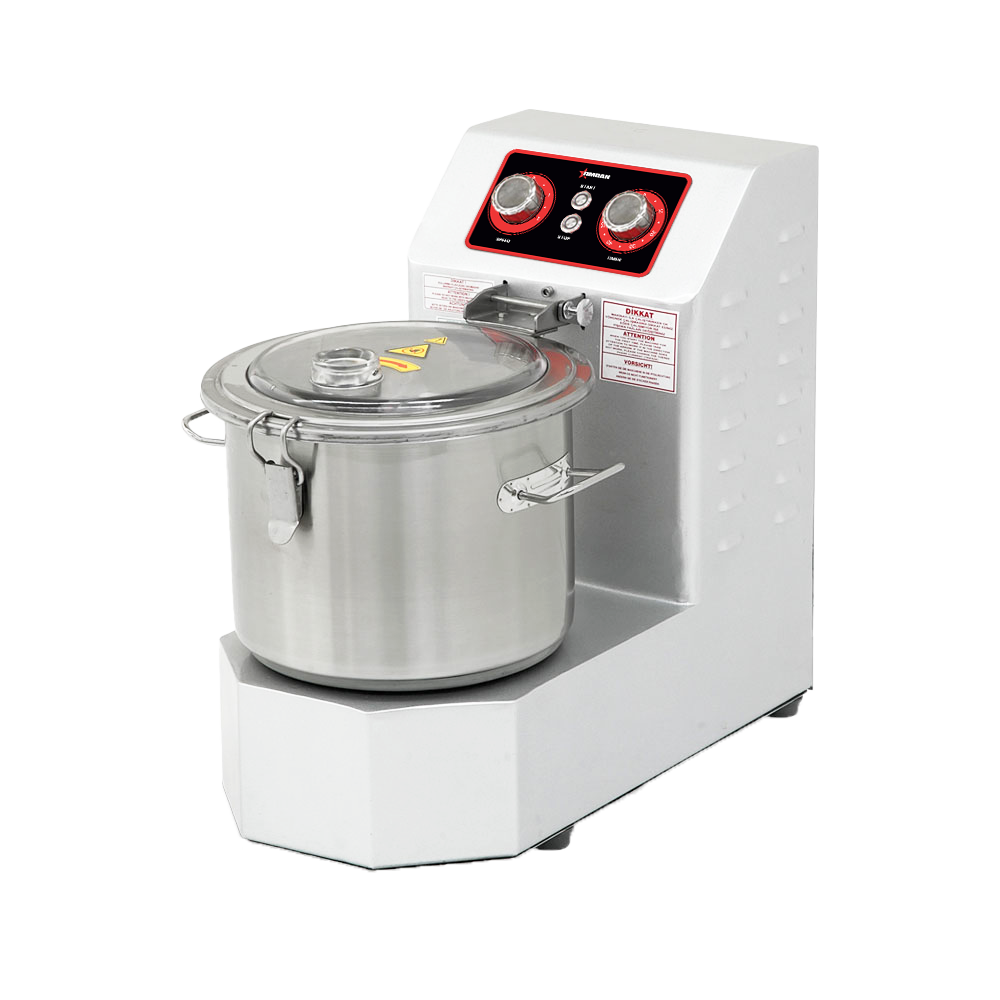 16 qt Heavy-Duty Dual-Speed Multi-Blade Food Processor and Hummus Blender – 2.3 HP, 208 V, 3 Phase