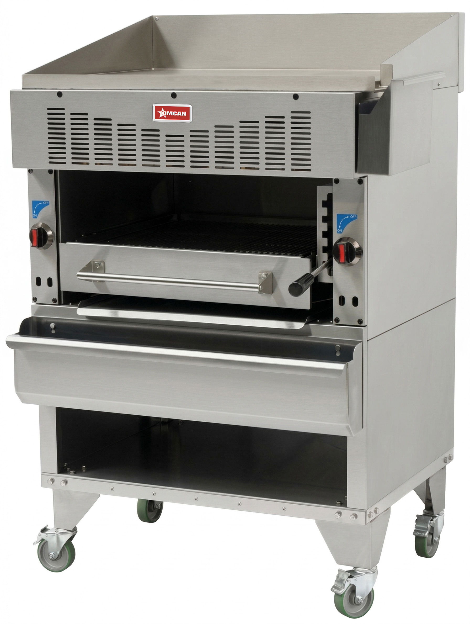 Gas Overfired Broiler 100,000 BTU, Natural Gas