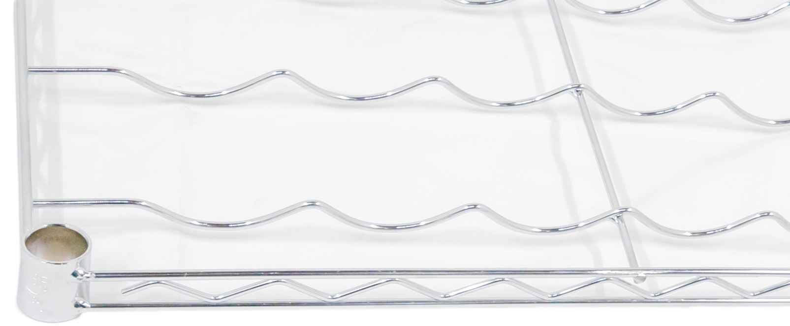 14″ x 48″ Chrome Wire Wine Shelf – 13 Bottles 14″ x 48″ Chrome Wire Wine Shelf – 13 Bottles - 3