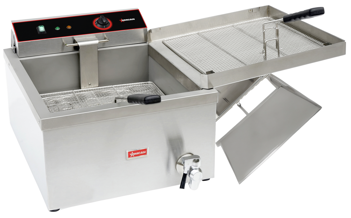 25 lb (3 Gal) Oil Capacity Countertop Electric Fryer – 208 – 240V, 1Ph, 3300 – 4400W