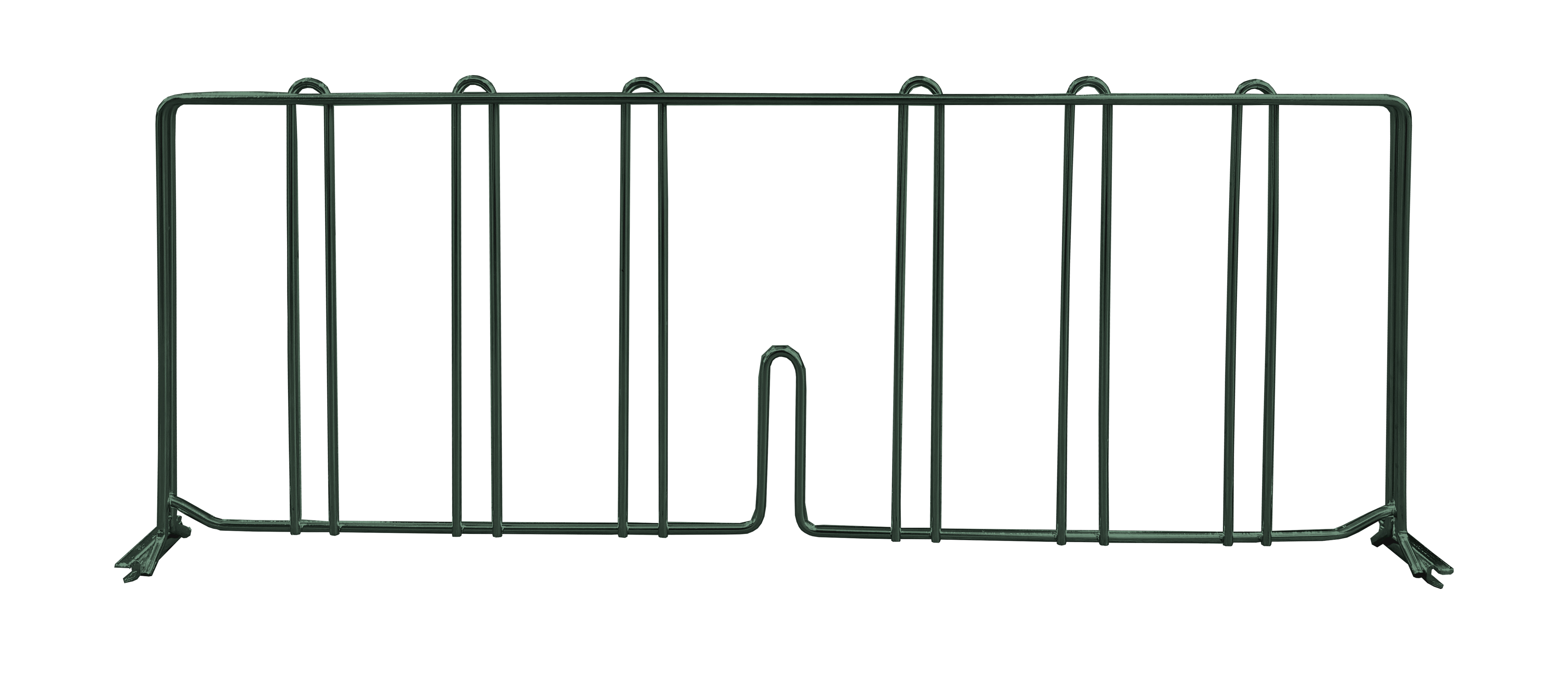 Omcan Pressure Fit Green Epoxy Shelf Divider — Size: 18" x 4"