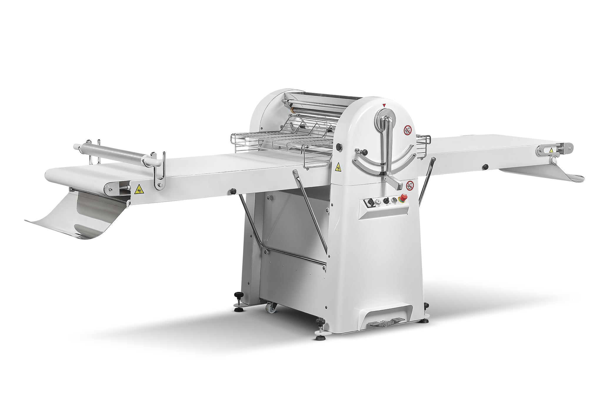 Avancini Kemplex SF600 17.6 lb (8 kg) Dough Sheeter Floor Model with 60″ Table – 750W, 220V, 1 Phase