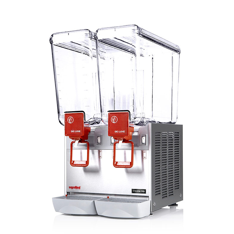 Ugolini Arctic Deluxe Impeller Double Bowl Juice Dispenser with 2 x 20L Capacity – 115V