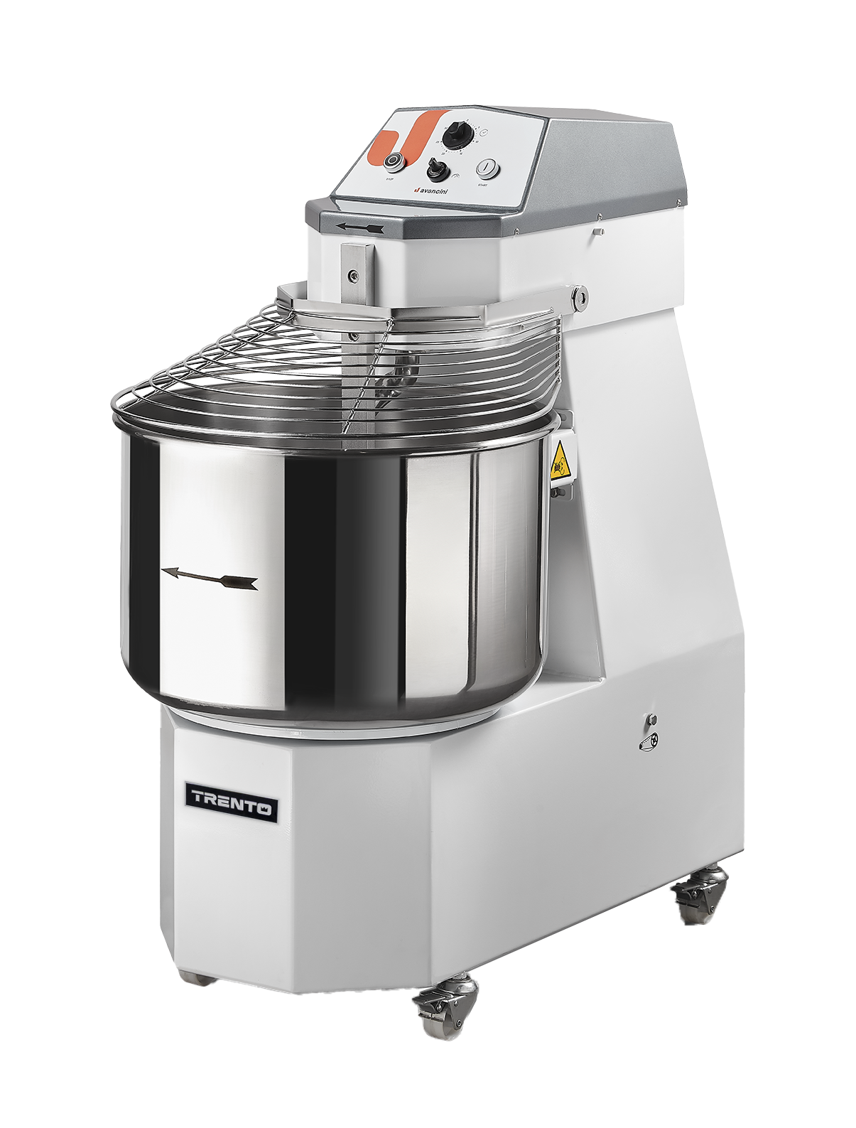 Avancini SPV50 66.5 qt Heavy-Duty Spiral Dough Mixer, 10 Speeds | Trento – 240 V, 5.5 HP / 4100 W, 1 Ph