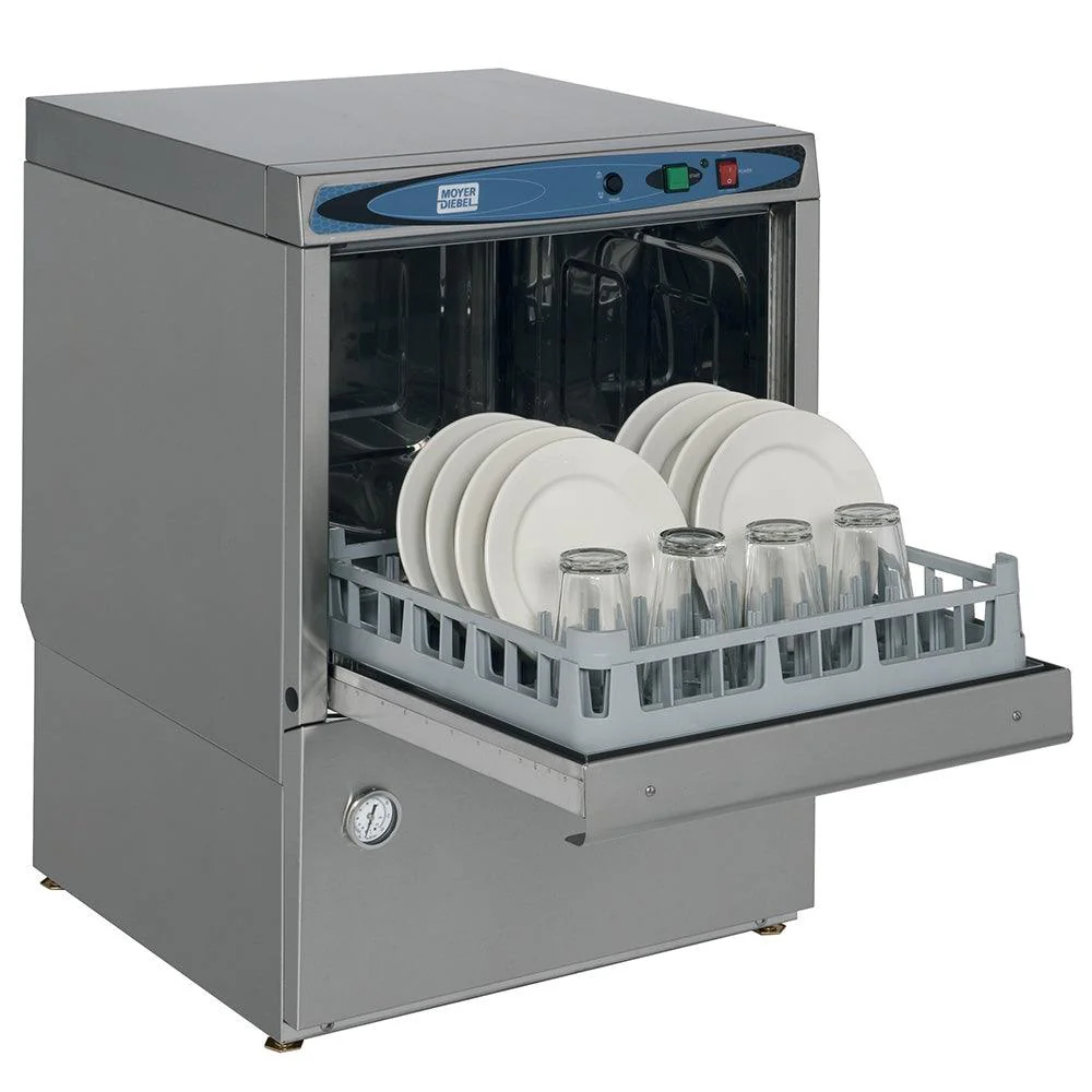 Moyer 501LT 24" Low Temperature Undercounter Dishwasher - 21 Racks/Hour