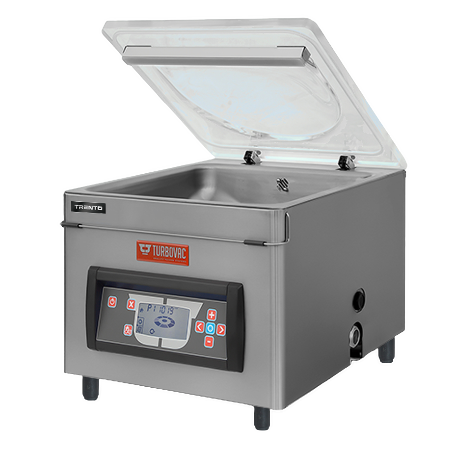 Turbovac TS40 Heavy-Duty Tabletop Vacuum Packaging Machine with 16.5" Seal Length and 25 m3 Vacuum Pump with Gas Flush