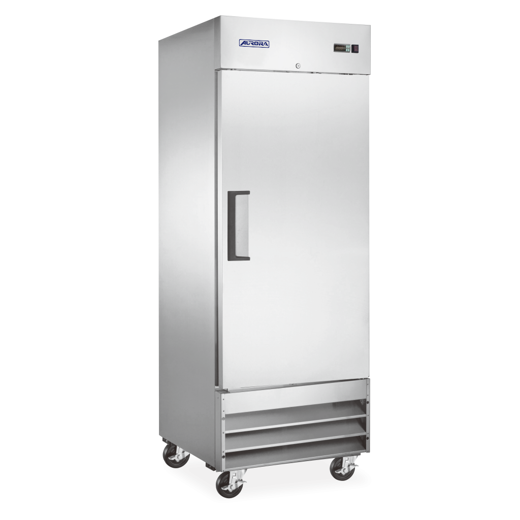 Aurora 29″ One (1) Door Reach-in Refrigerator, 21 cu.ft. (583 L), Stainless Steel