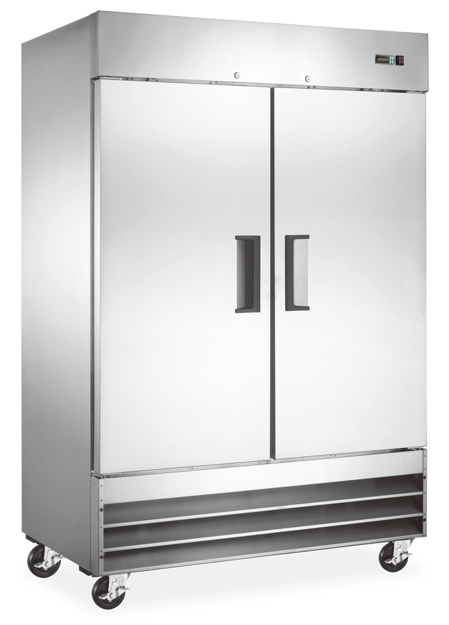 Aurora 54″ Two (2) Door Reach-In Refrigerator, 41 cu.ft. (1169 L), Stainless Steel