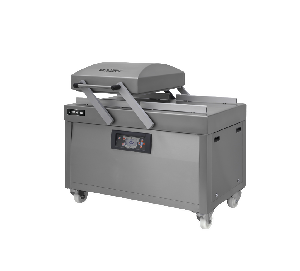 Turbovac L30 Heavy-Duty Double Chamber Vacuum Packaging Machine with 4 X 32″ Seal Length and 160 m3 Vacuum Pump