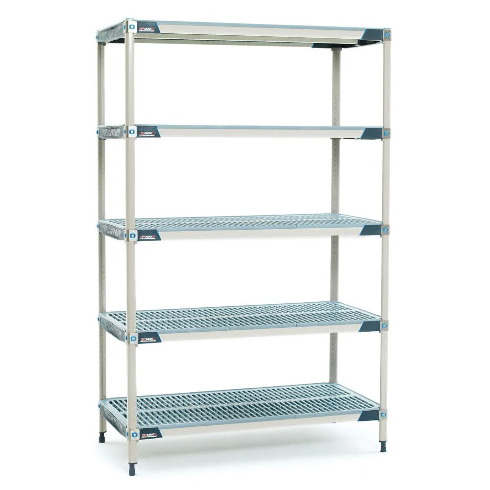 MetroMax 24" x 36" x 74" Polymer Louvered Shelf Kit - 5X537GX3