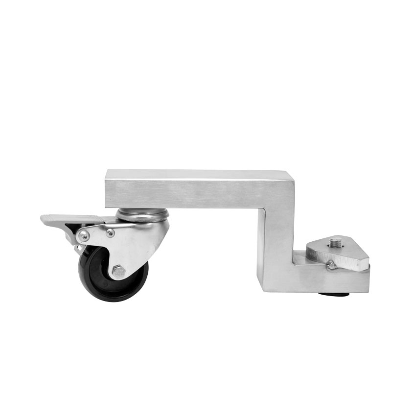 Talsa Optional Stainless Steel Swivel Caster with Brake for 95 lb. capacity Stainless Steel Sausage Stuffers | Trento