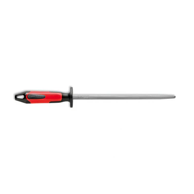 F.Dick Sharpening Steel Round Regular-Cut Red/Black 10"