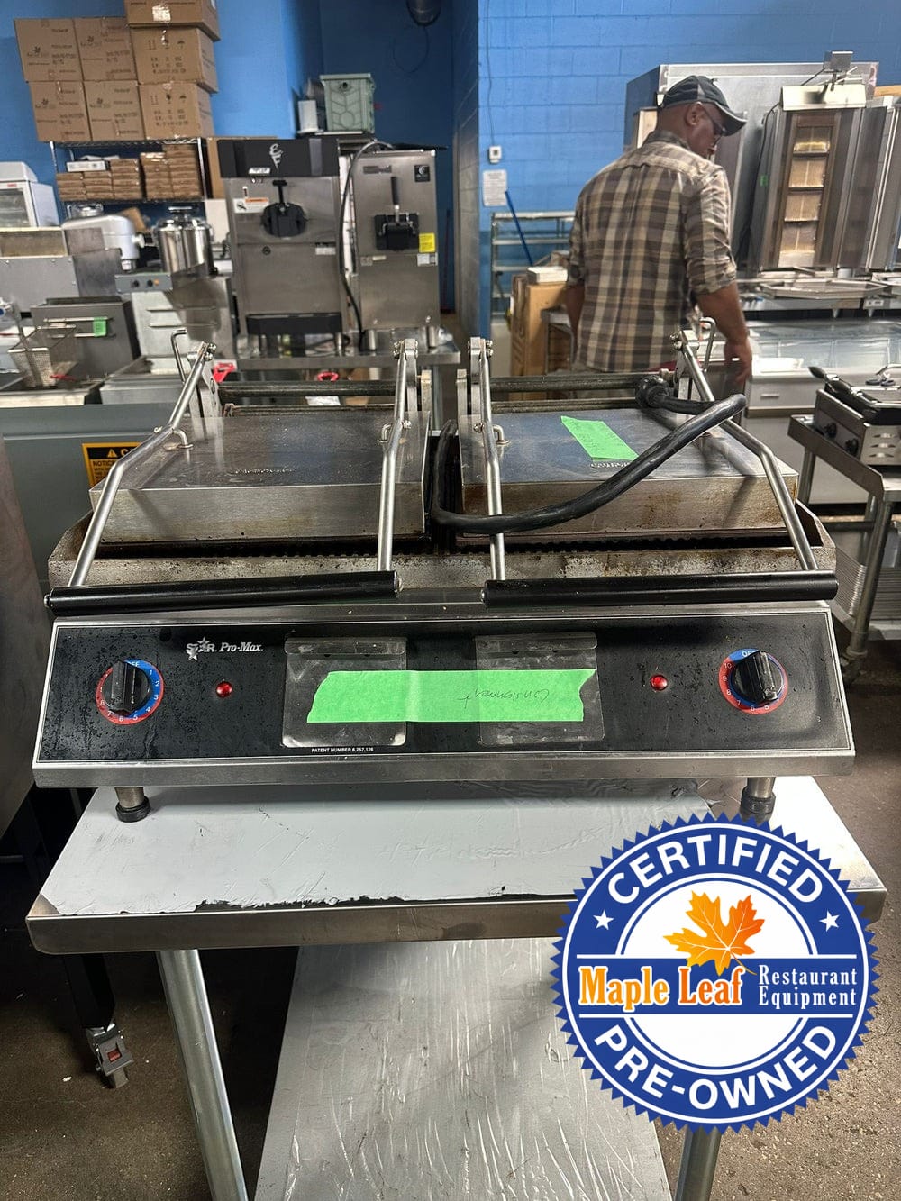 CPO Star Pro Max 30"Width Double Press Panini Grill