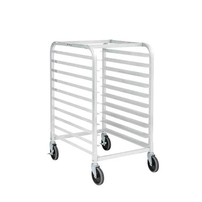 Omcan Aluminum Pan Rack with Curved Top - 10 Slides