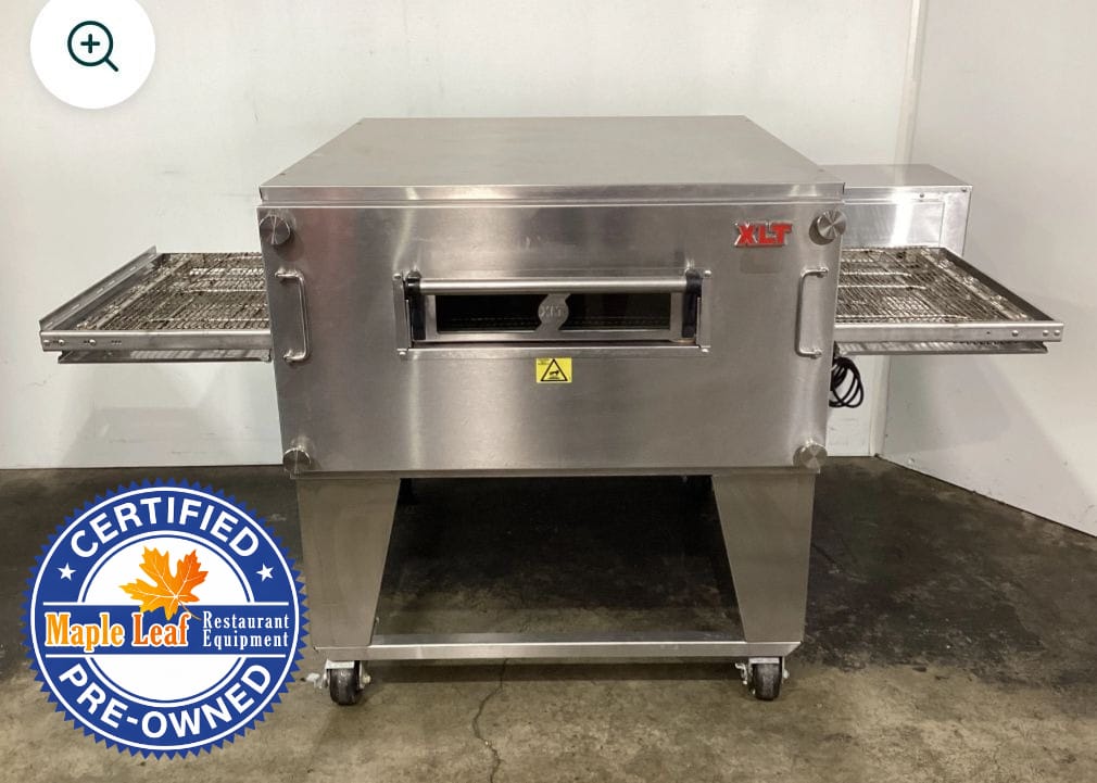 2023 XLT 2440 Series Compact Natural Gas Single Conveyor Pizza Oven - 24" Wide Conveyor