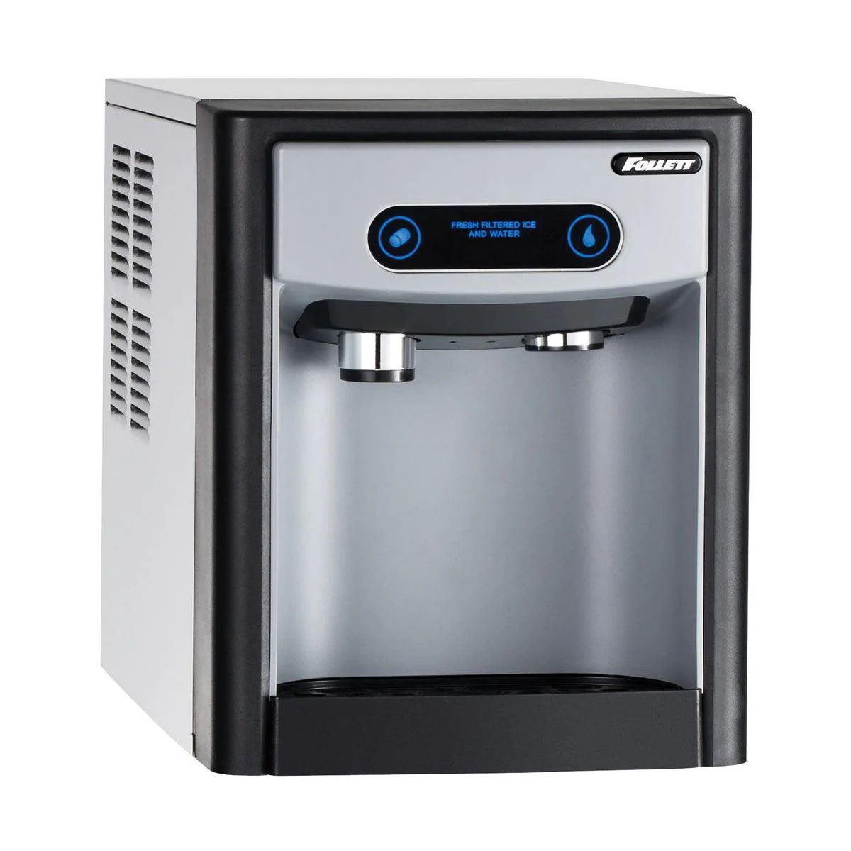 Follett 7CI100A-IW-CF-ST-00 17" Countertop Nugget Ice & Water Dispenser - 125 Lbs.
