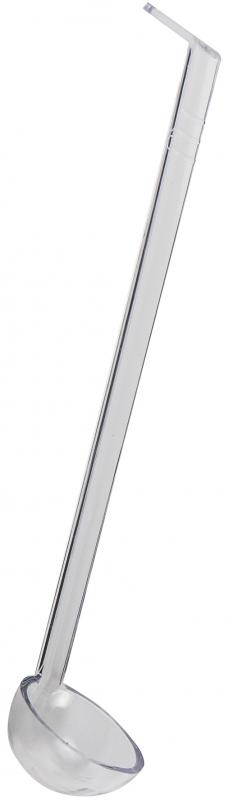 OMCAN 1 oz One-Piece Clear Ladle with  13" Handle