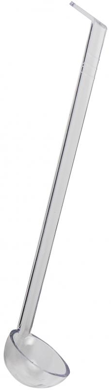 3/4 oz One-Piece Clear Ladle with 8.5″ Handle