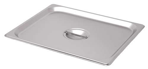 Half-Size Solid Stainless Steel Steam Table Pan Cover