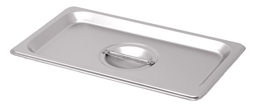 Quarter-Size Solid Stainless Steel Steam Table Pan Cover