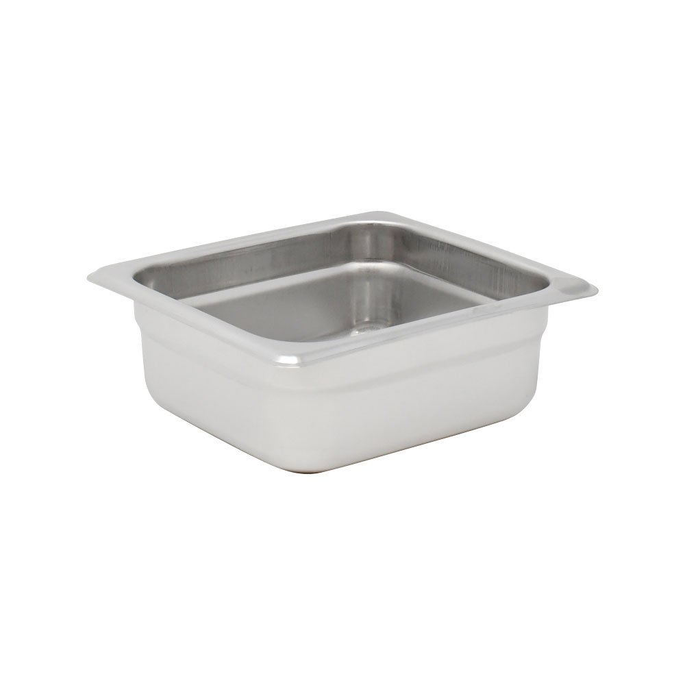 GN 1/6 Sixth-Size Anti-Jam Stainless Steel Steam Table Pan – 2.5″ Deep