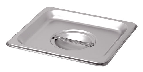 1/6-Size Solid Stainless Steel Steam Table Pan Cover