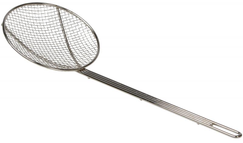 Omcan Round Wire Mesh Skimmer — Size: 5"