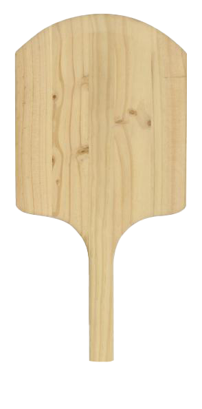 Omcan Wooden Pizza Peel with Over-all Length — Size: 14" x 16"