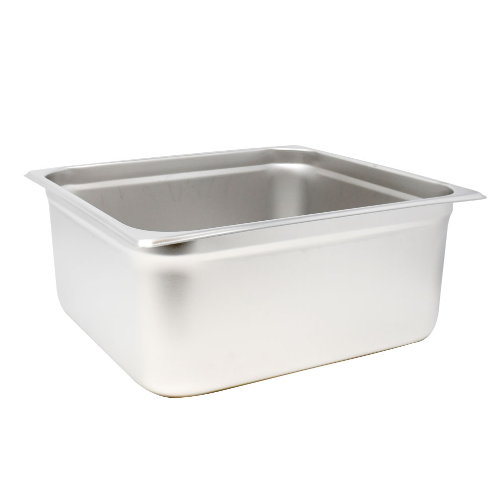 GN 2/3 Two-Third-Size Anti-Jam Stainless Steel Steam Table Pan – 6″ Deep