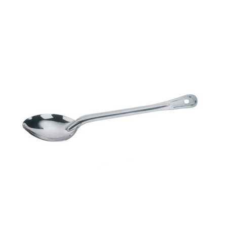 Omcan Stainless Steel Solid Basting Spoon — Size: 15"