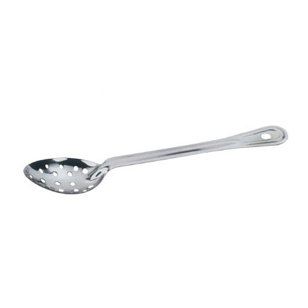Omcan Stainless Steel Perforated Basting Spoon — Size: 15"
