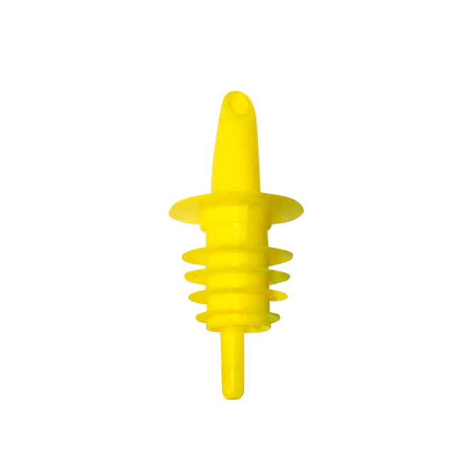 Omcan Economy Free-Flow Pourer — Color: Yellow