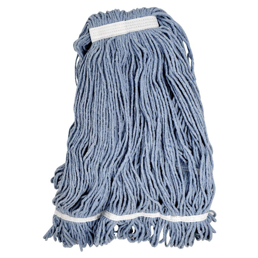 Omcan 24 oz / 600 g Yarn Mop Head – Loop End — Color: Blue