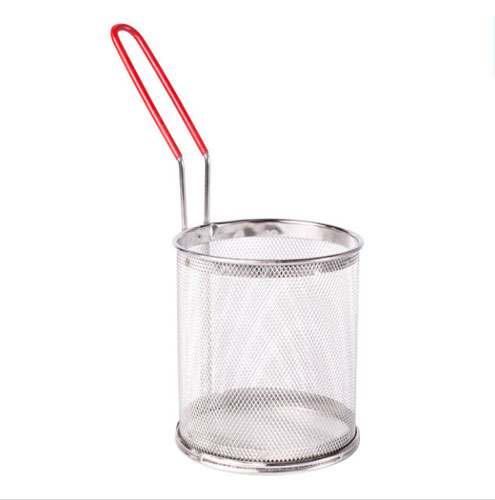 6.5″ x 7″ Round Pasta Basket Stainless Steel