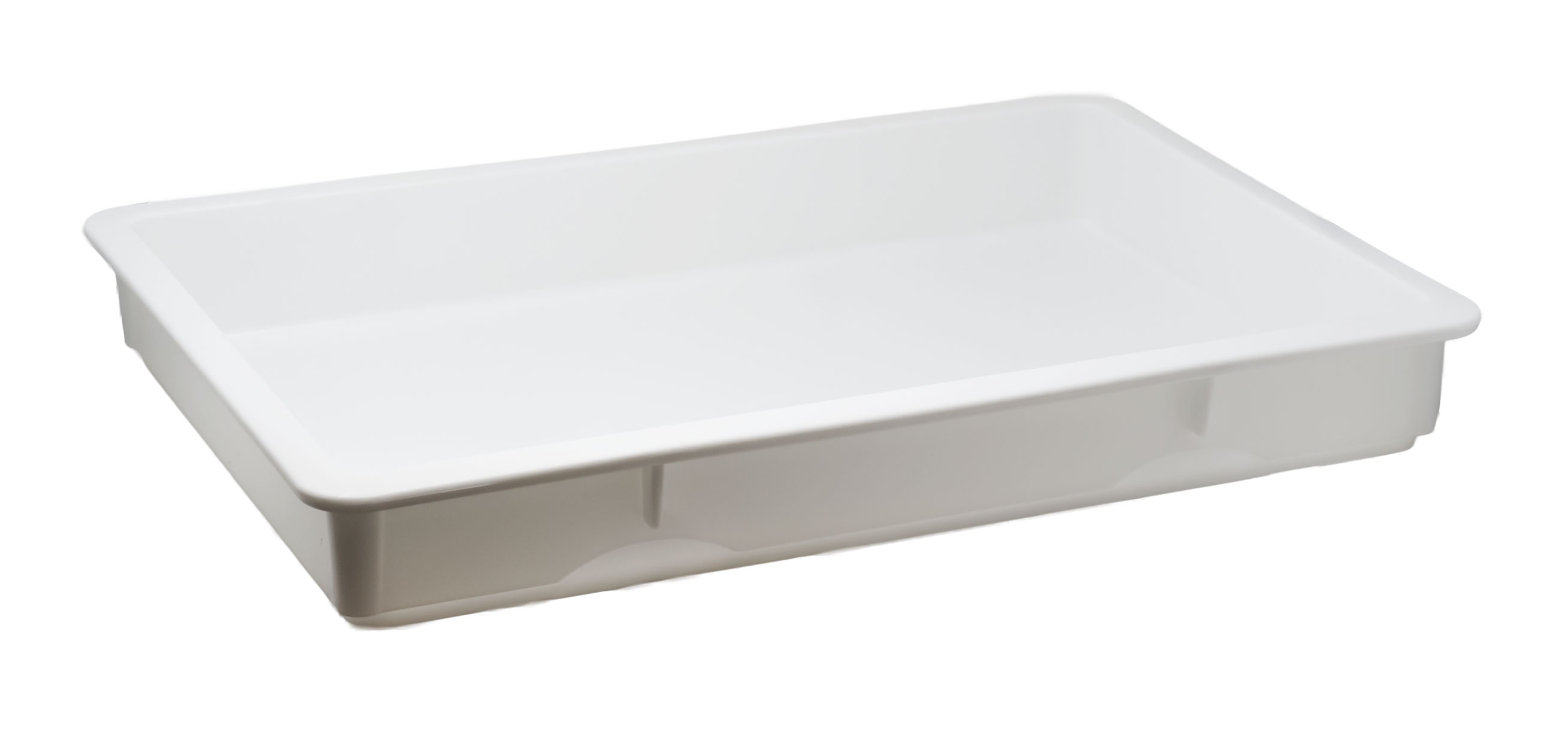 Omcan 22.5” x 15” Stackable Pizza Dough Proofing Bo — Size: 2.5"
