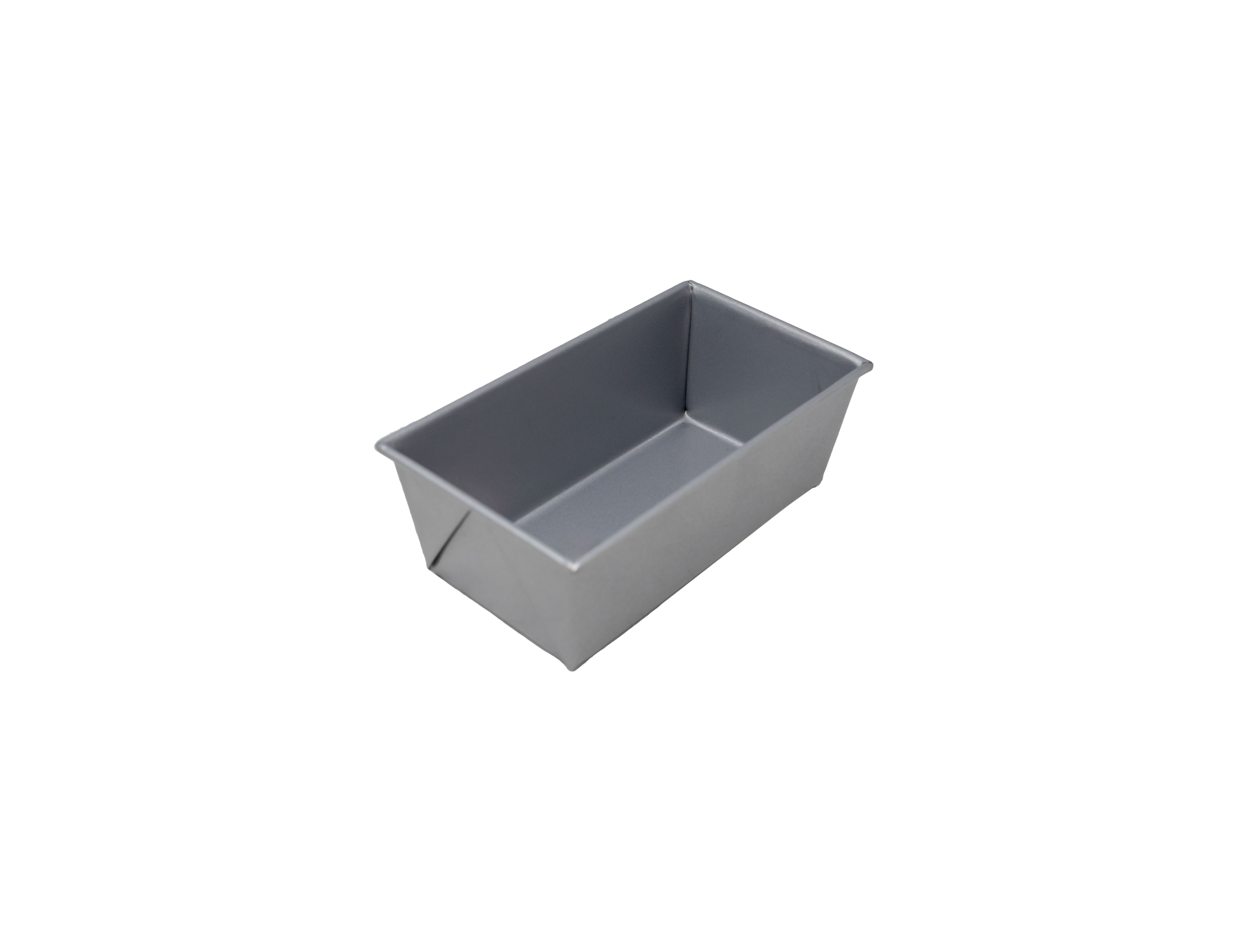 5 - 5/8" x 3-1/8" x 2-3/16" Glazed Aluminized Steel Bread Loaf Pan
