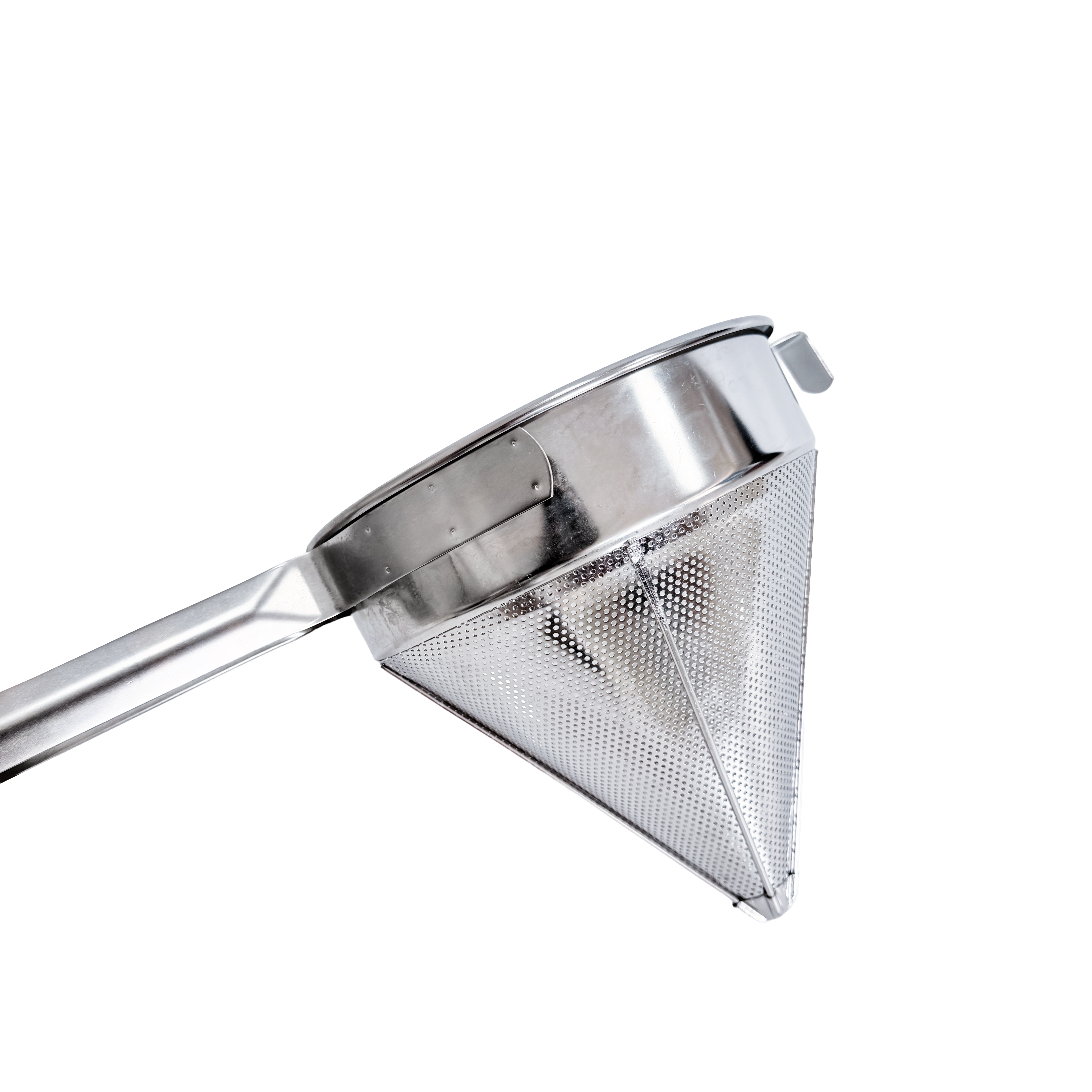 Omcan Stainless Steel Fine China Cap / Chinois Strainer — Size: 12"