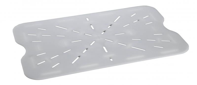 OMCAN Clear Polycarbonate Drain Shelf for 18″ x 26″ Food Storage Containers
