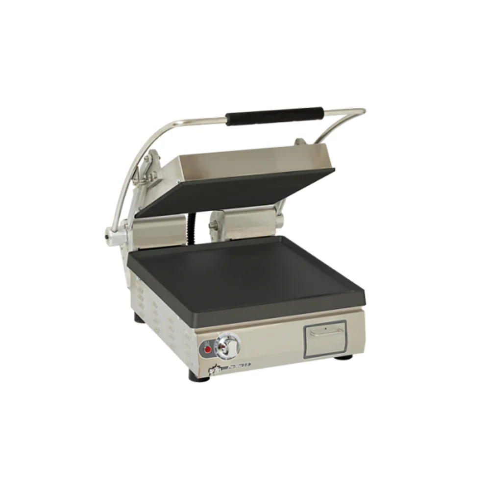 Star PST14I Pro Max 2.0 14" Two-Sided Panini Grill – Smooth Iron Plates - 240V