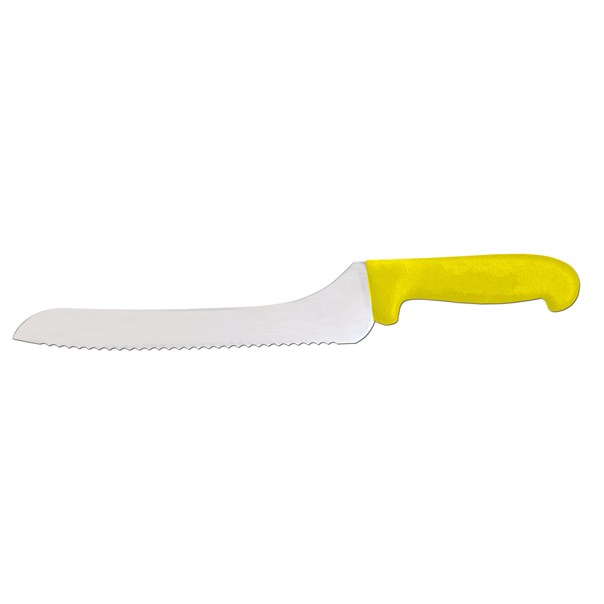 Omcan 9" Slicer Offset Serrated Blade Knife