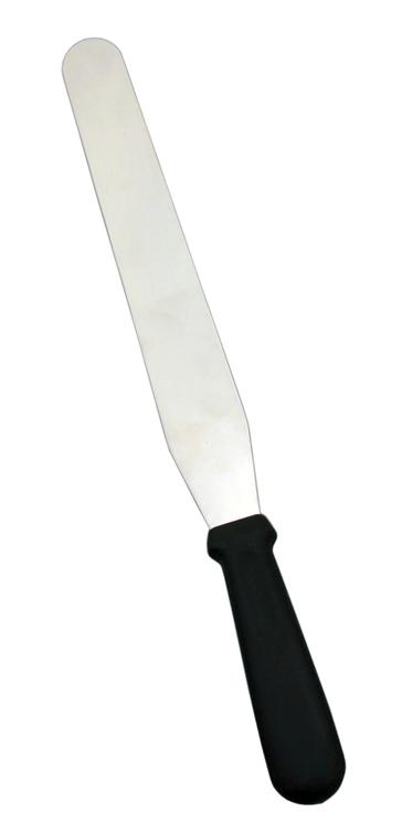 Omcan Stainless Steel Straight Baking / Icing Spatula with blade and Plastic Handle