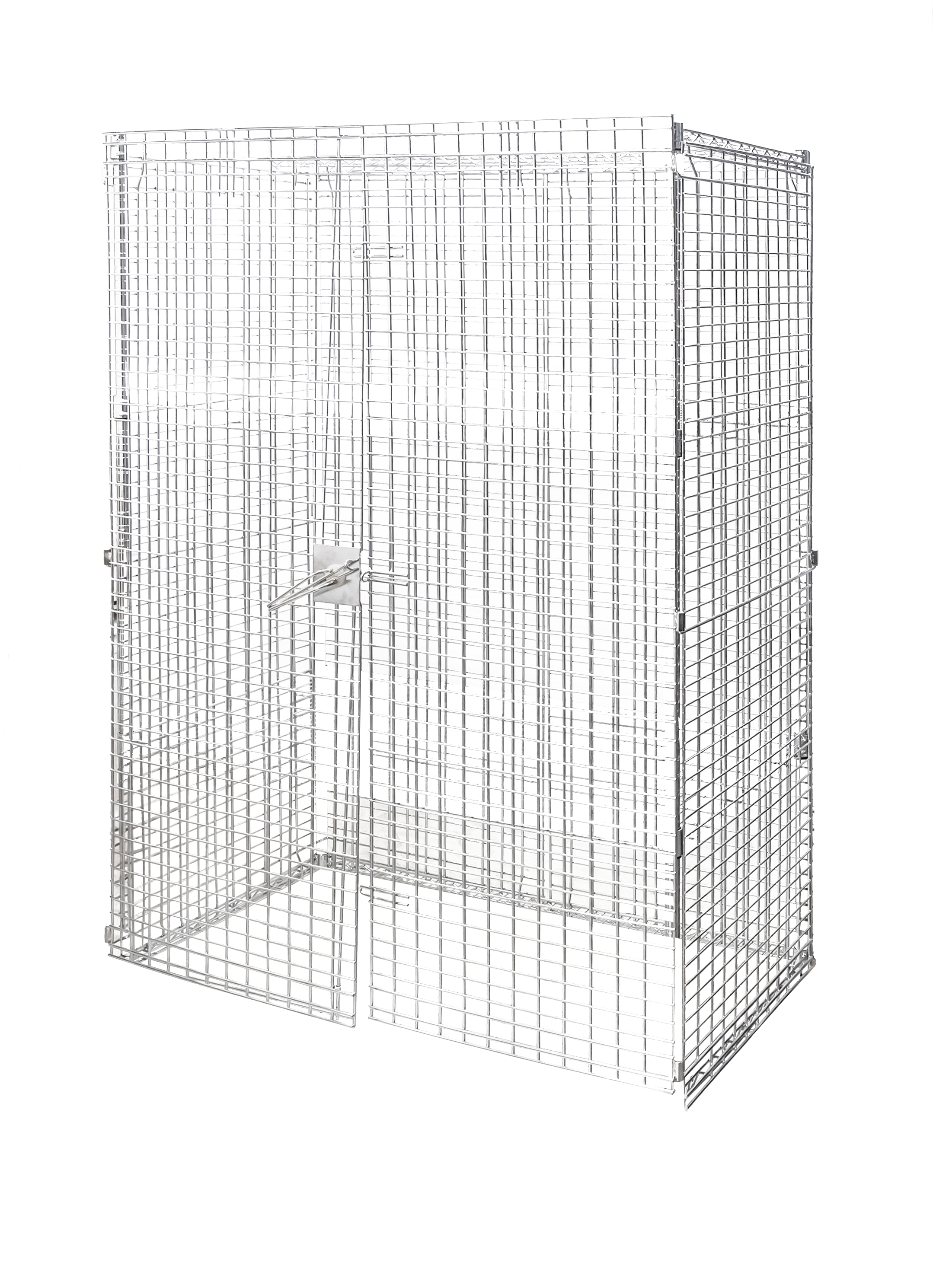 Omcan Mobile Security Cage (Panels Only) Chrome, , NSF