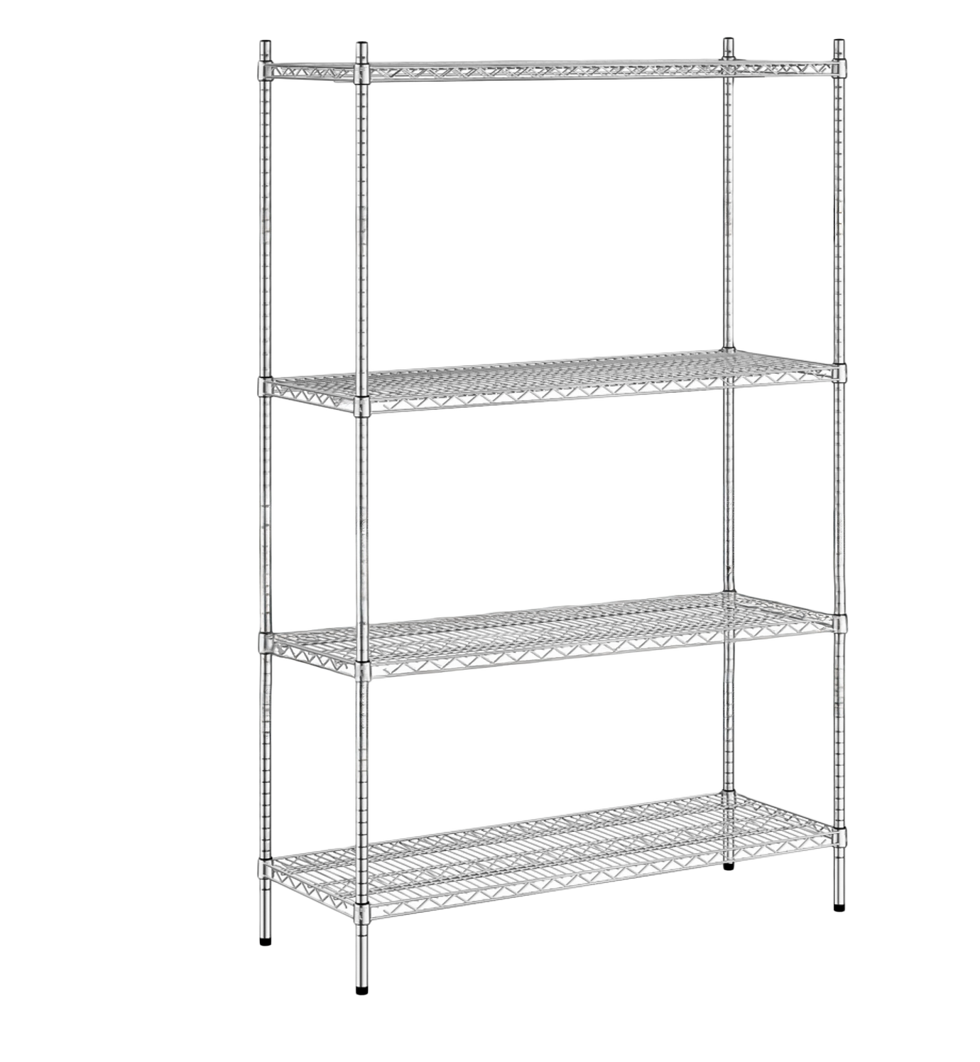 Omcan Chrome Shelving Kit