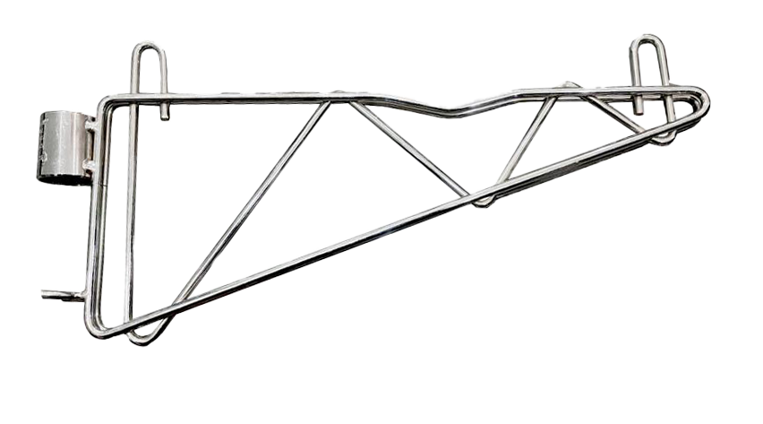 Omcan Single Chrome Post Bracket