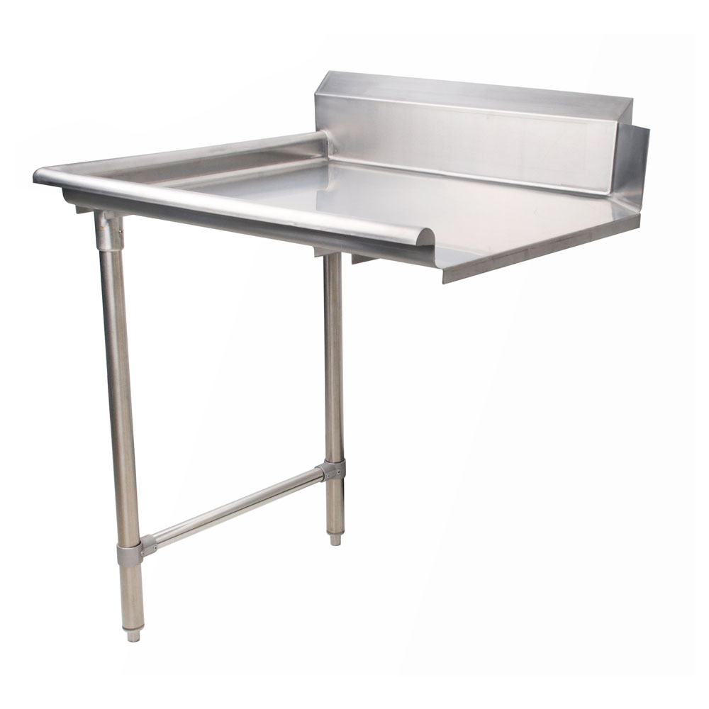 Omcan Stainless Steel Clean Dish Table – Left Side