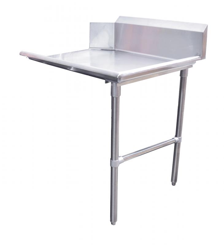 Omcan Stainless Steel Clean Dish Table – Right Side