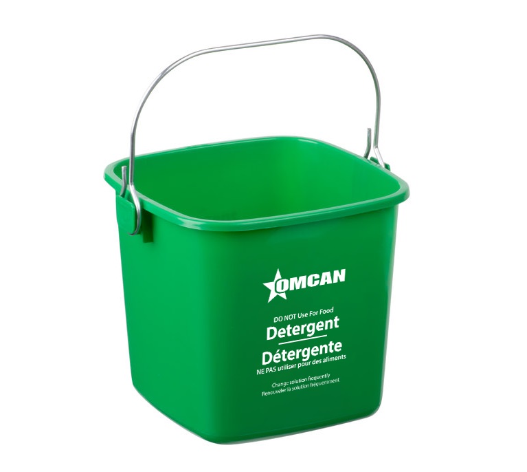 Omcan Green Cleaning Pail For Detergent Omcan Green Cleaning Pail For Detergent