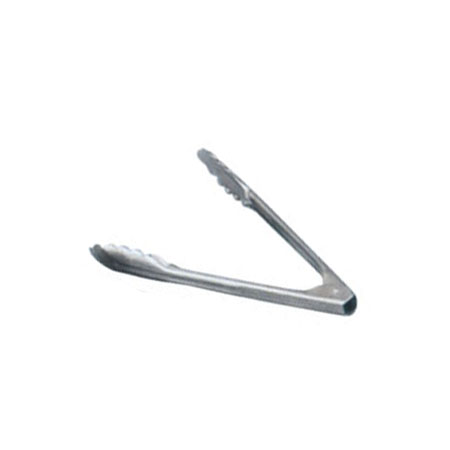 Omcan Stainless Steel Coiled Spring Utility Tongs – Heavy-Duty